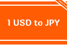 1 USD to JPY