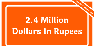 2.4 Million Dollars In Rupees