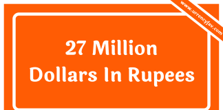 27 Million Dollars In Rupees