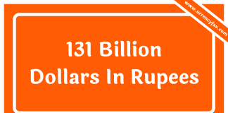 131 Billion Dollars In Rupees