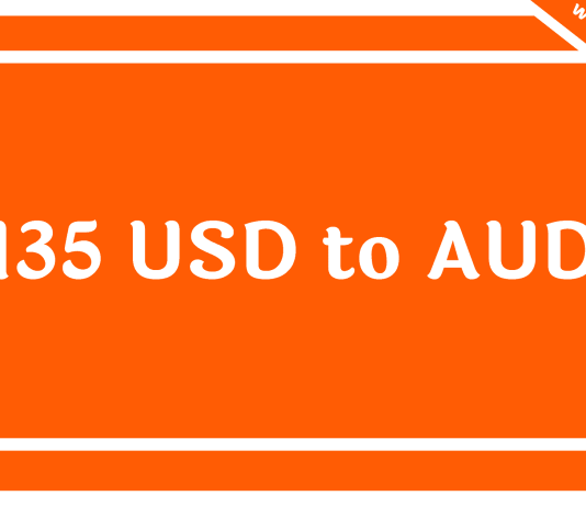 135 USD to AUD