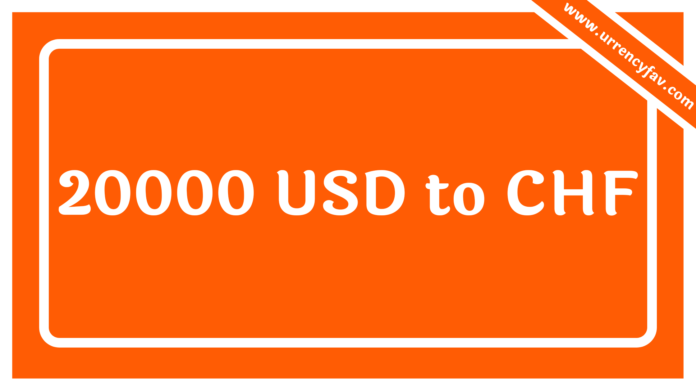 20000 USD to CHF