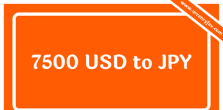 7500 USD to JPY