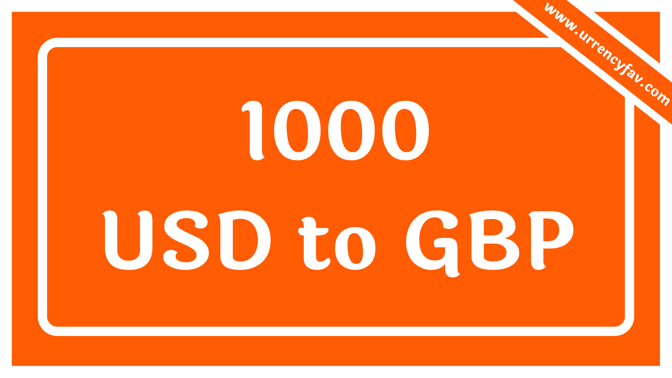 1000 USD to GBP