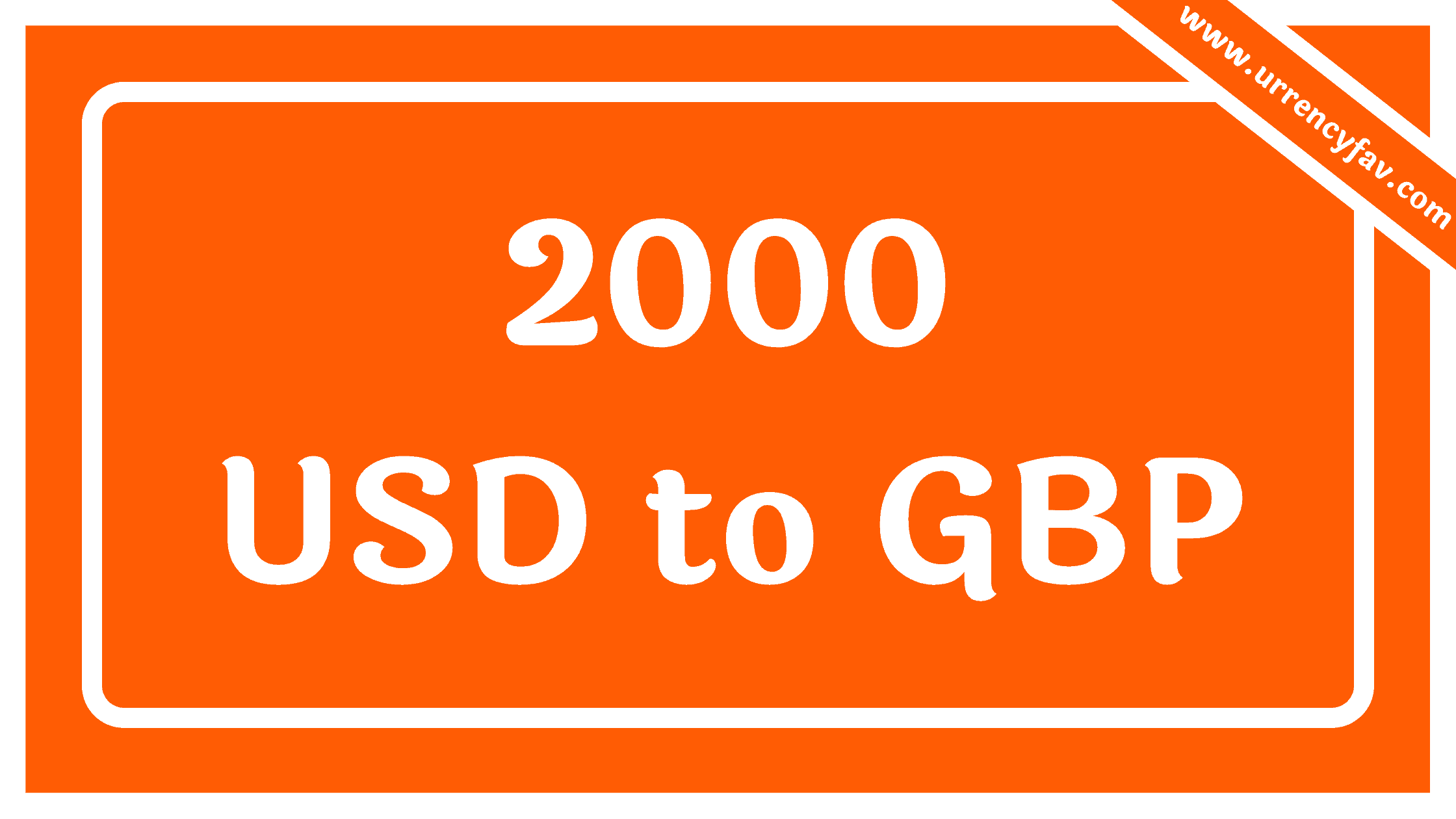 2000 USD to GBP