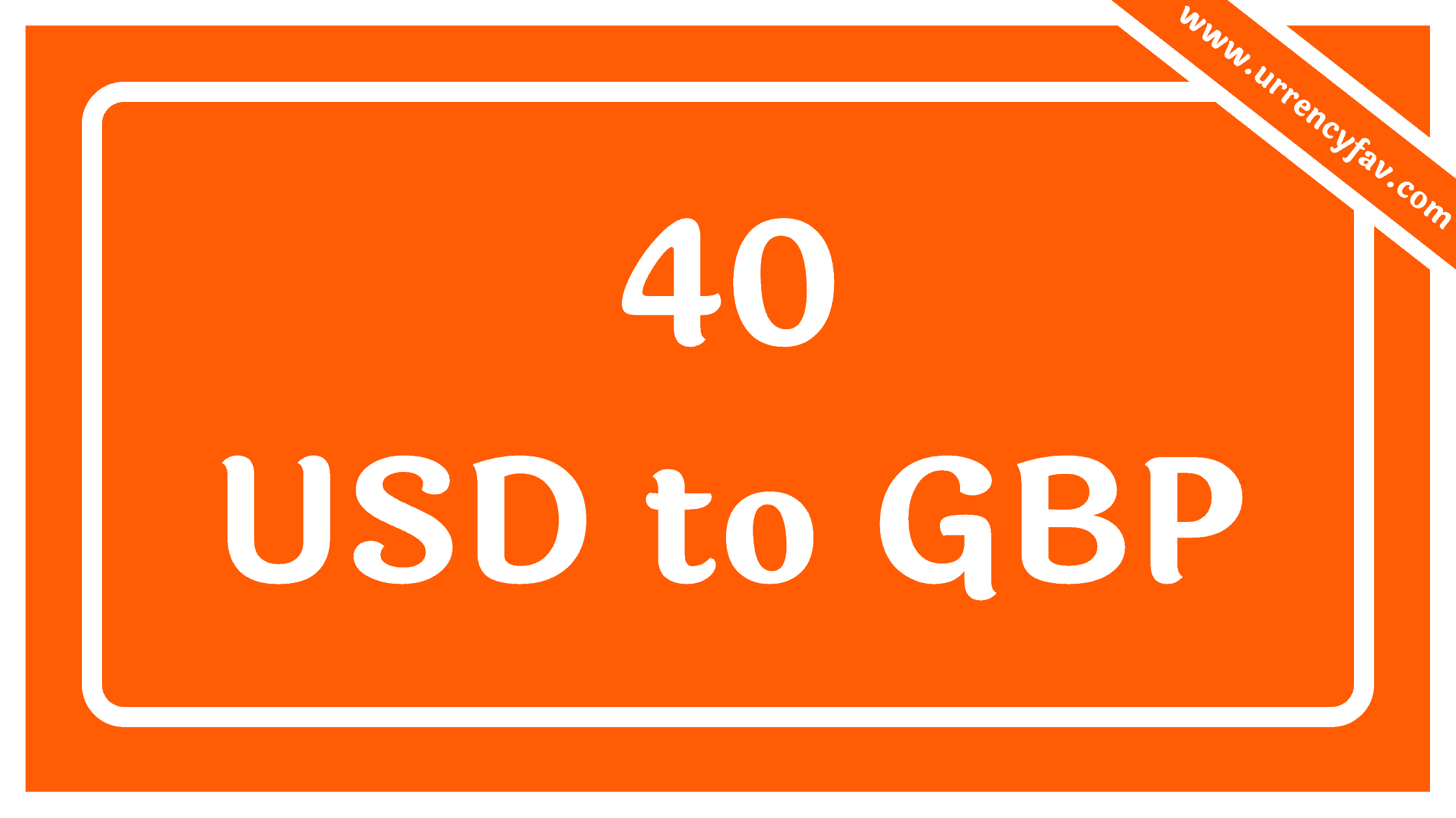 40 USD to GBP