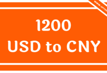 1200 USD to CNY