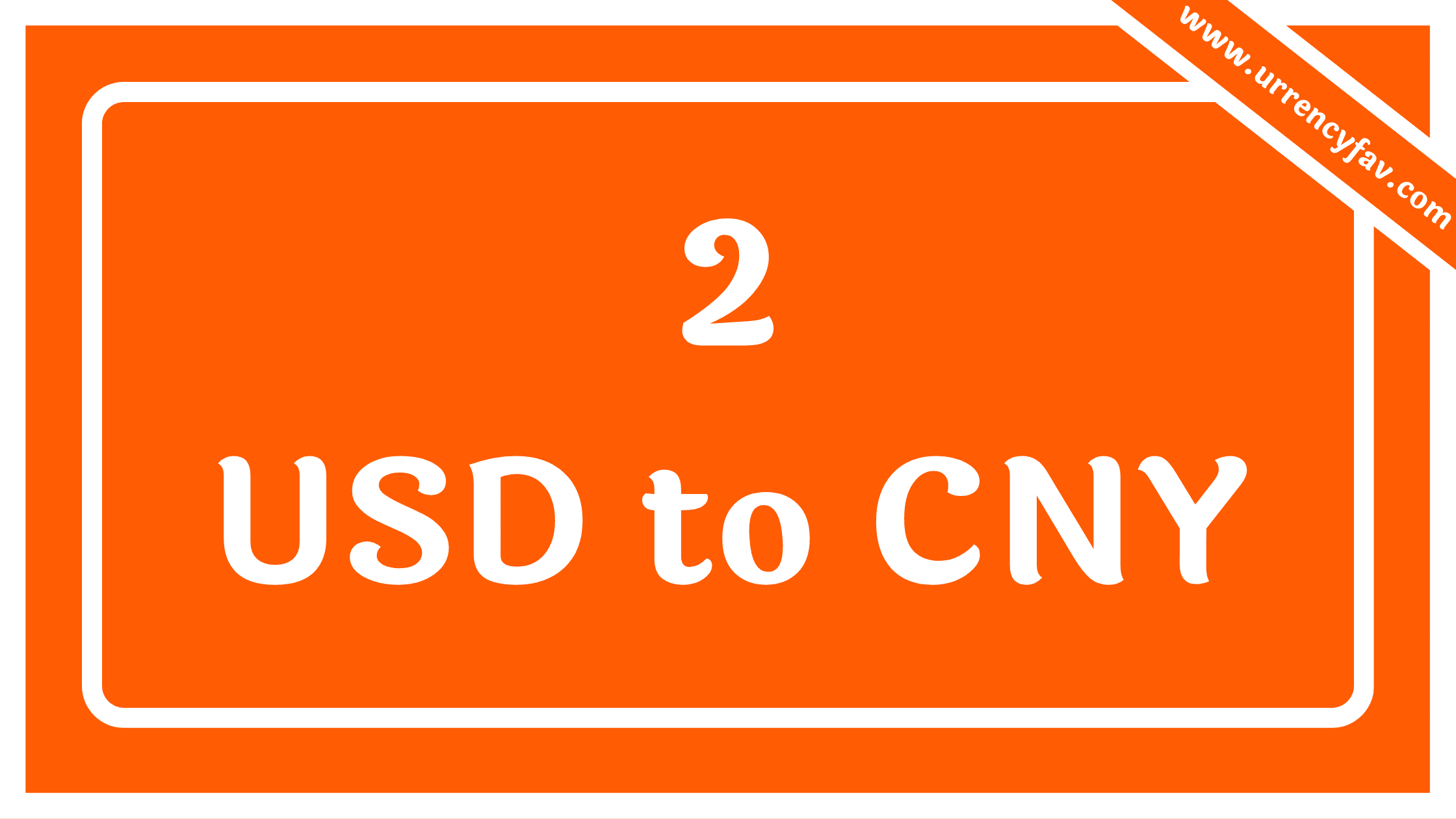 2 USD to CNY