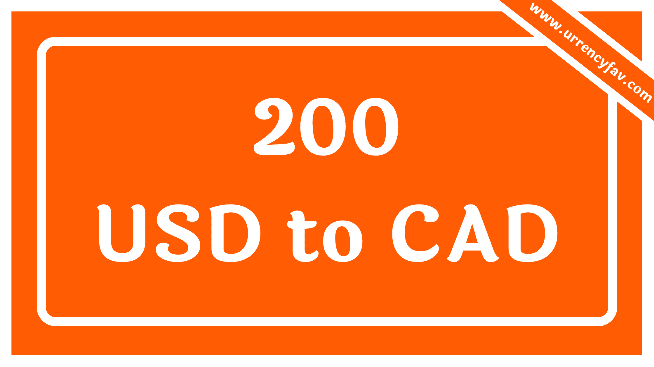 200 USD to CAD