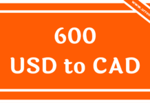 600 USD to CAD