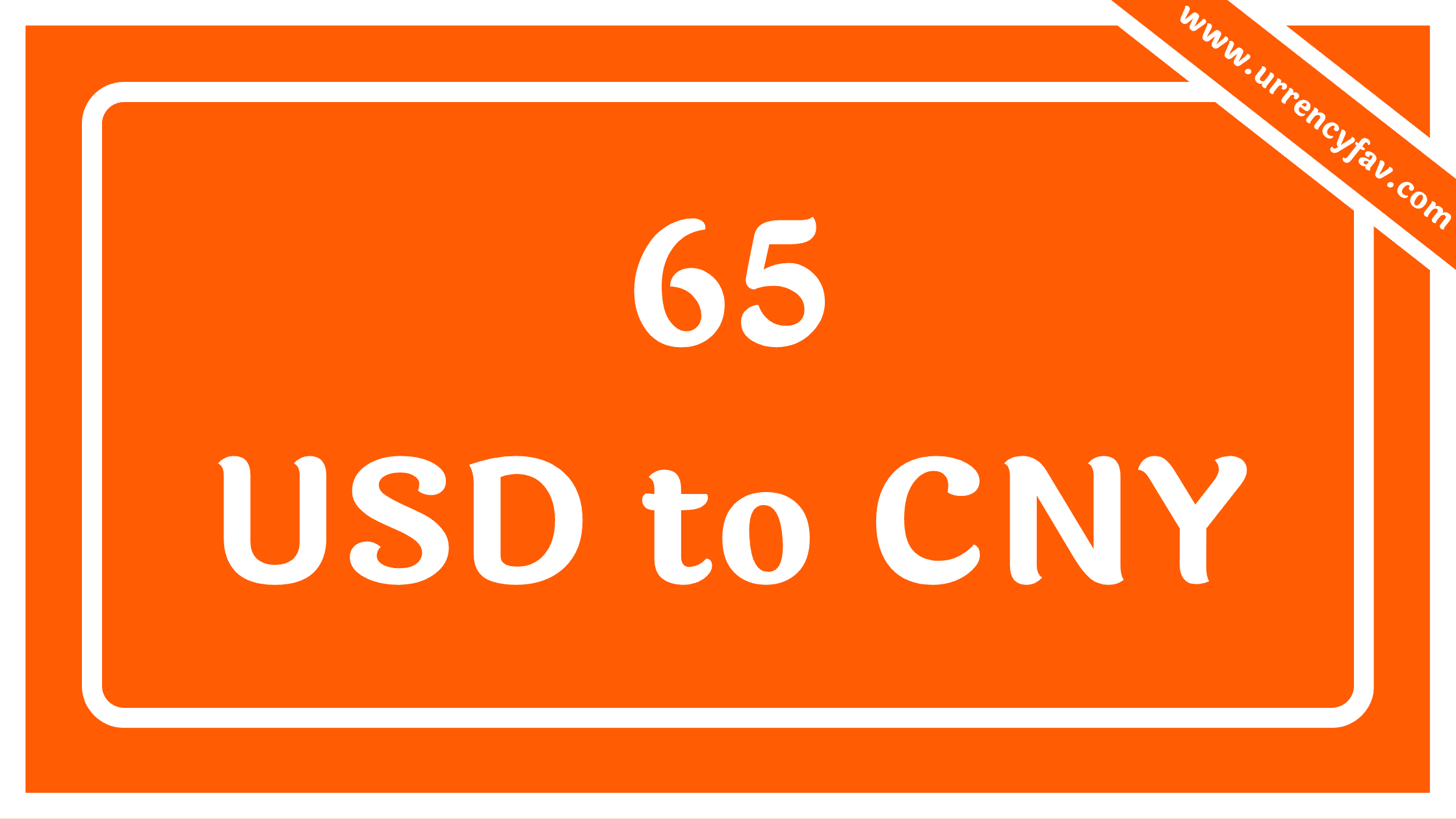 65 USD to CNY